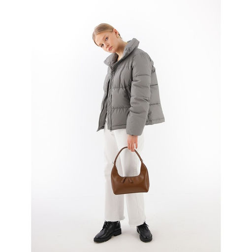 Сумка-багет на молнии, цвет тёмно-коричневый - Simaland фото 4