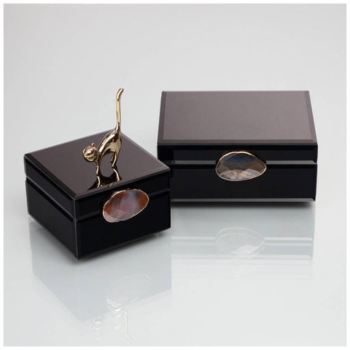 ШКАТУЛКА КОЛЛЕКЦИЯ GRANITE ЦВЕТ:ЧЁРНЫЙ 19*16*8 СМ - Lefard фото 4