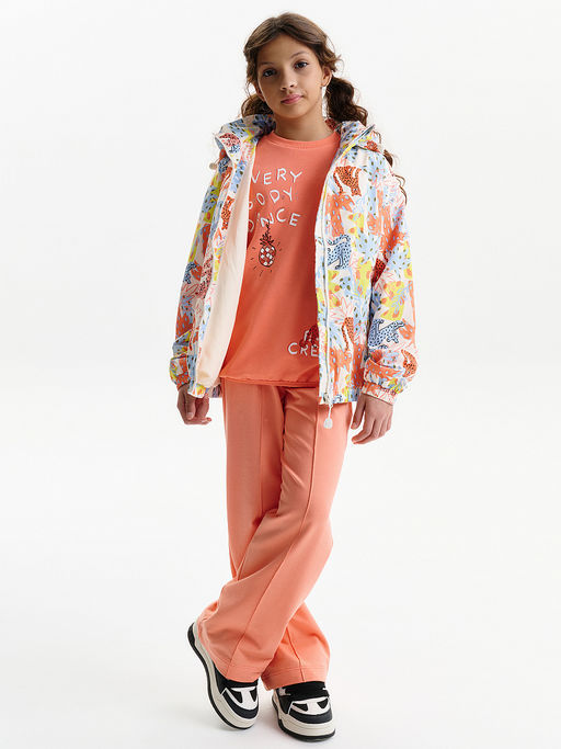 PELICAN, ветровка для девочек, Персиковый  фото 2