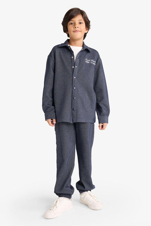 Oversize Geni_ Kal_p Beli Lastikli E_ofman Alt_ Erkek _ocuk - Defacto фото 2