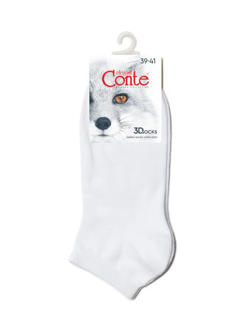 Носки жен. 3DSOCKS 24С-3СП (короткие) (72/6) - 000 белый - Conte elegant фото 3