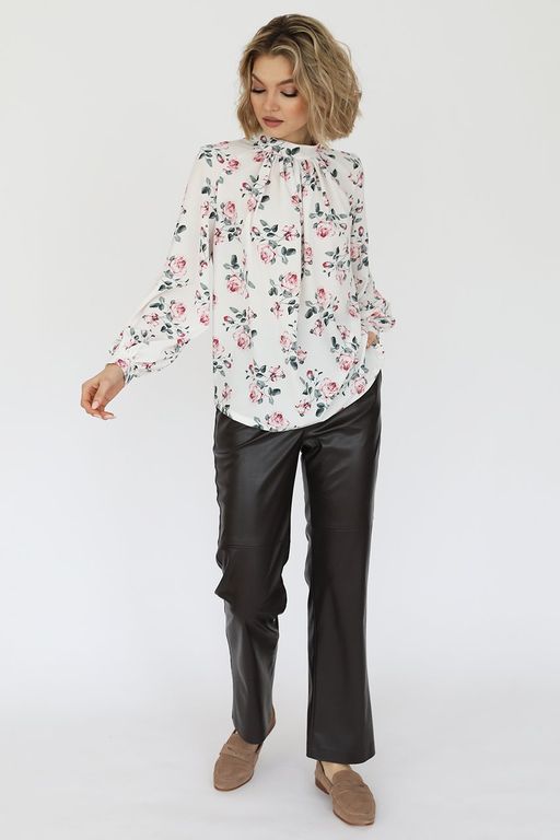 Блузка со сборкой по переду - Looklikecat фото 5