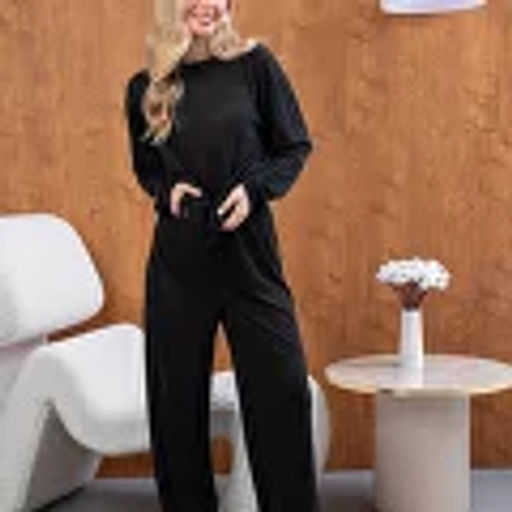 Костюм женский Флам с вискозой-1 Черный - Modamica фото 3