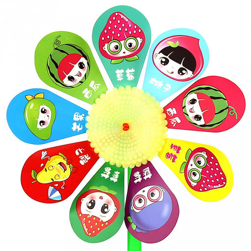 Ветрячок-вертушка Цветок д17см h34см, ПВХ, цвета микс (Китай) - Домашняя мода фото 4