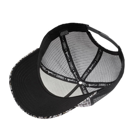 Бейсболка DJINNS арт. HFT Bubble Tweed (черный)