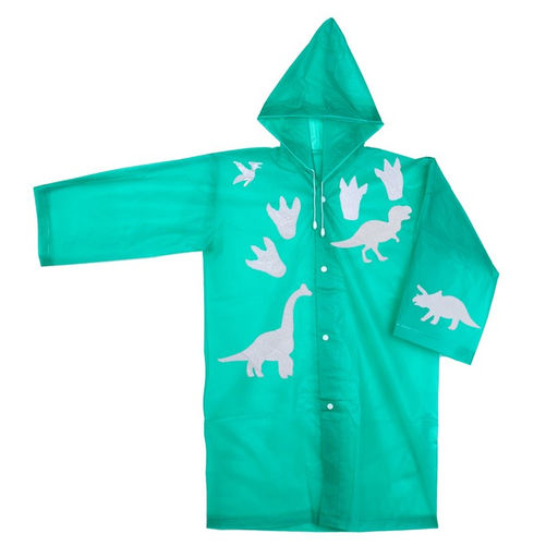 Дождевик Динозаврики со светоотражающими наклейками, рост 120-160 см - Funny toys фото 3