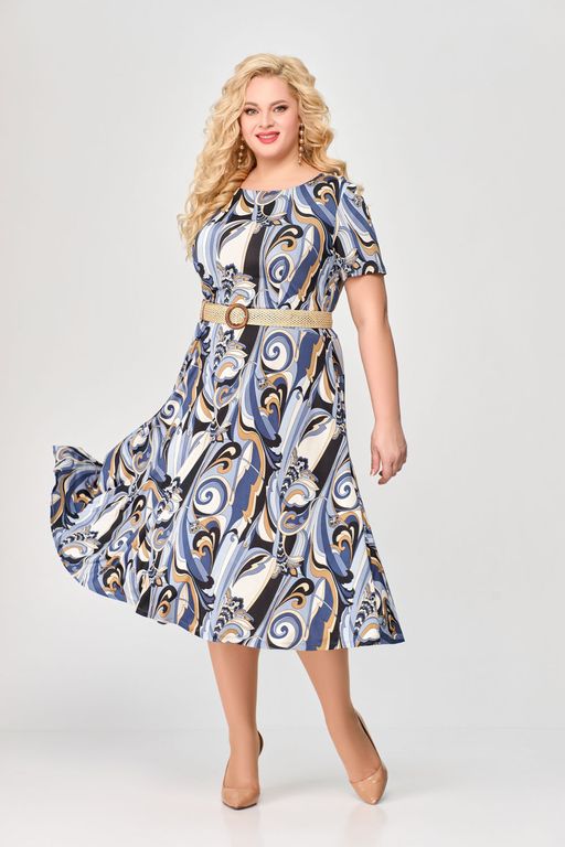 Блуза Swallow 803.2 черный+серебряный узор фото 829