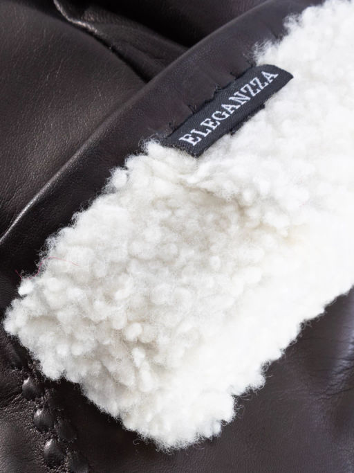 Перчатки женские н/м ягн IS0424 black - Eleganzza фото 5