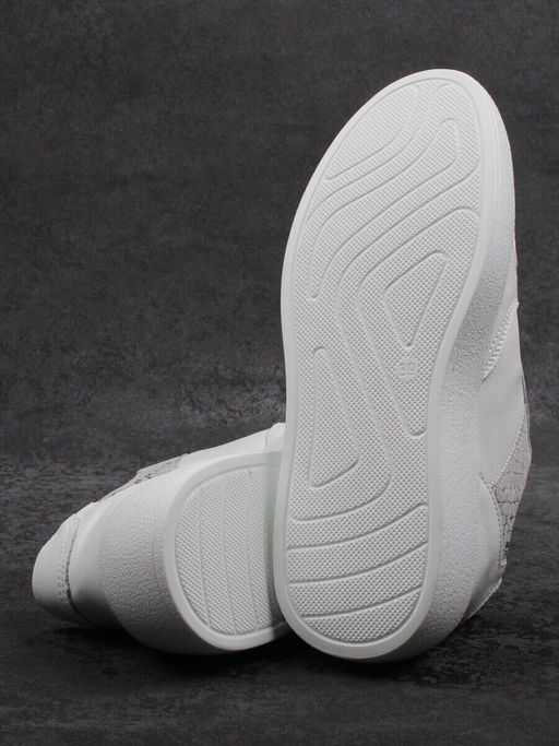 03-C140-9 WHITE Полуботинки спортивные женские (натуральная кожа)