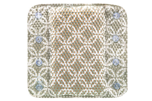 Подушка для ванны 31*29*6 см на 8 присосках, серая - Elan gallery фото 11