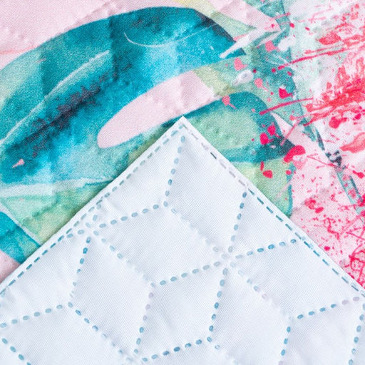 Покрывало Этель евро Tropical flamingo, 190*205 см, микрофибра  фото 4