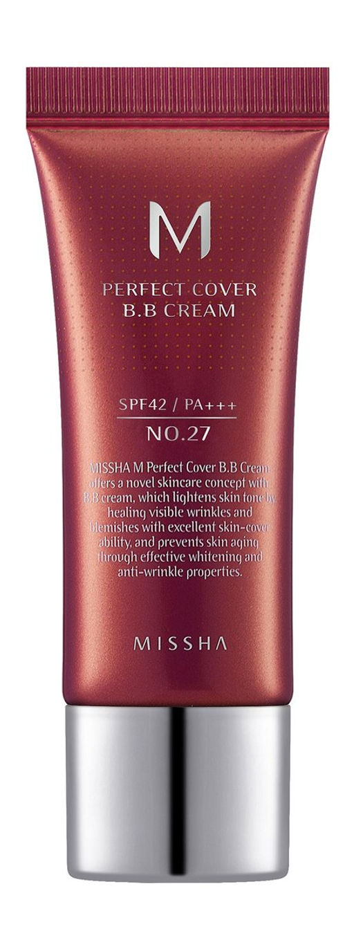 MSH M Perfect Cover BB Cream №27, 50ml - Тональный BB крем "Идеальное покрытие"