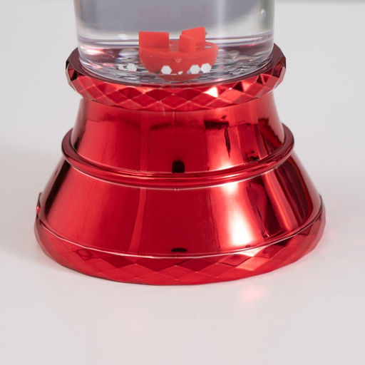 Лава лампа Сердце LED 3хААА, USB красный 6.5?6.5?23.7 см