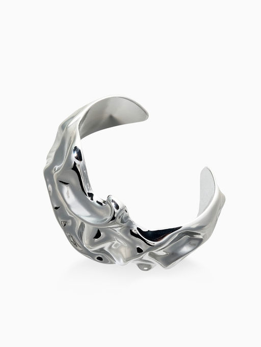 Цена за 2 шт. Браслет каркасный "Лава", цвет серебро