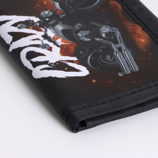 Кошелёк детский на липучке «Выбражулька», чёрный