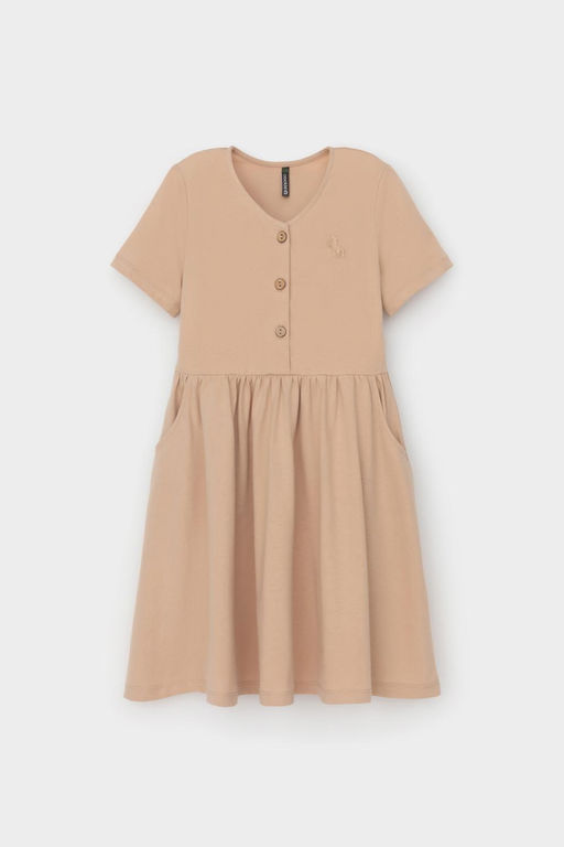 КР 5876-1/нежный бежевый к567 платье для дев - Crockid фото 2