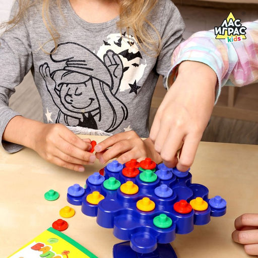 Настольная игра на равновесие и координацию Балансинг мини, 48 фишек - Лас играс kids фото 7