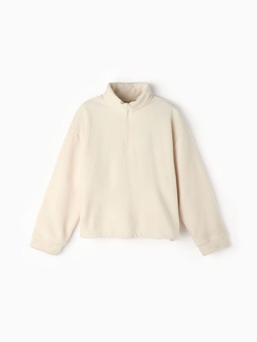 Костюм женский (анорак, брюки) MINAKU: Fleece Soft, размер 48, бежевый