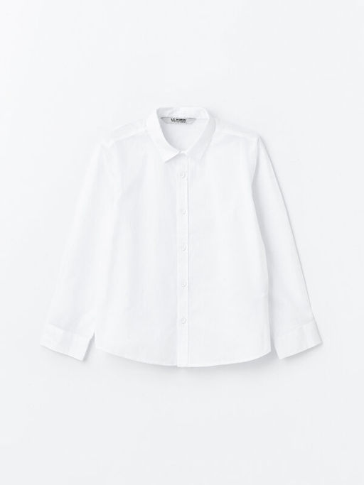 Basic Uzun Kollu Erkek ?ocuk G?mlek