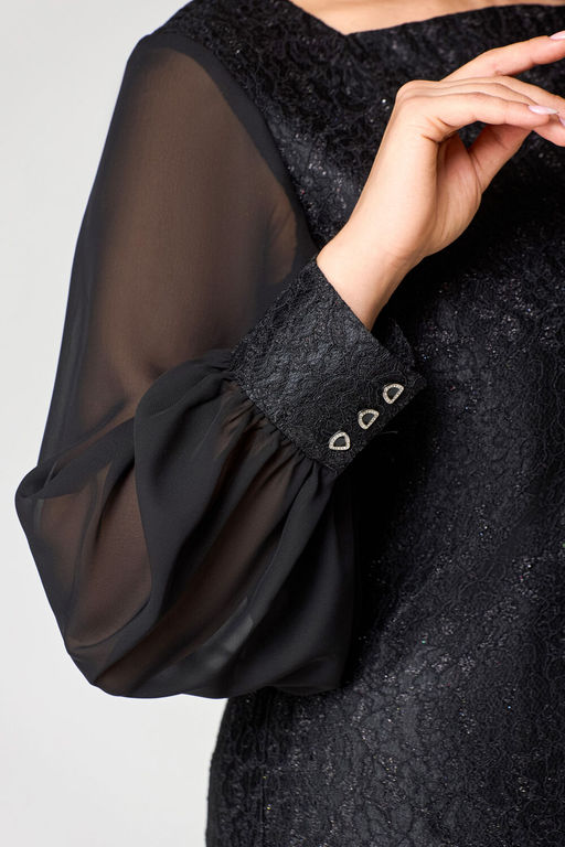 Платье EVA GRANT 7284А-Р черный