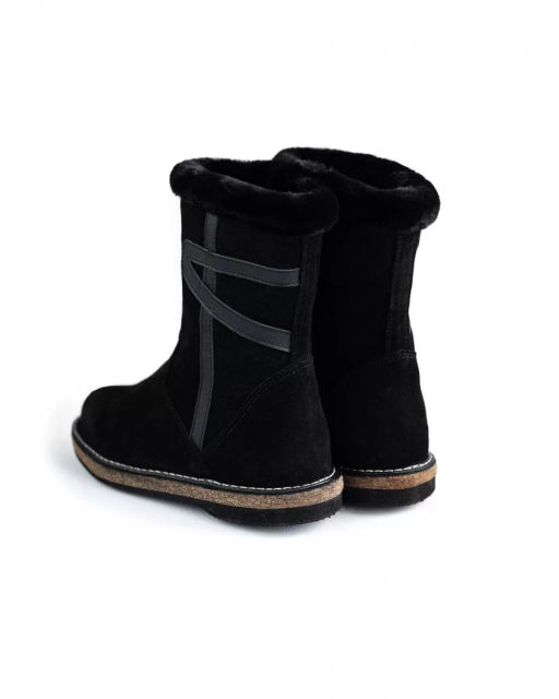 Сапожки женские замшевые Галина войлочная подошва