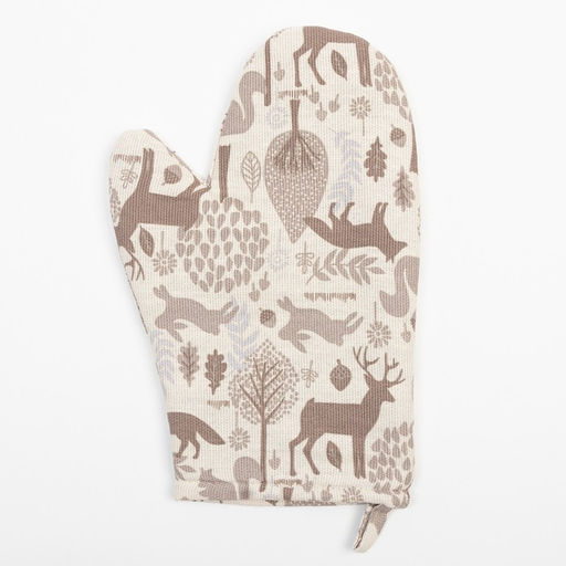 Варежка-прихватка Доляна Forest dwellers 20×27 см, 100% хл, ватин 250 г/м²
