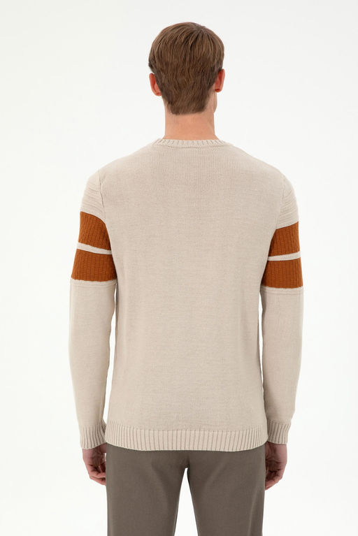 Мужской свитер из каменного меланжа - U.s. polo assn фото 5