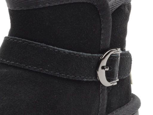 17103-1 BLACK Угги детские (натуральная замша, искусственный мех) - Фабричный китай фото 5