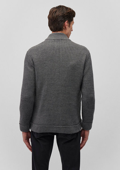 Fermuarl? Gri Triko - Mavi фото 4