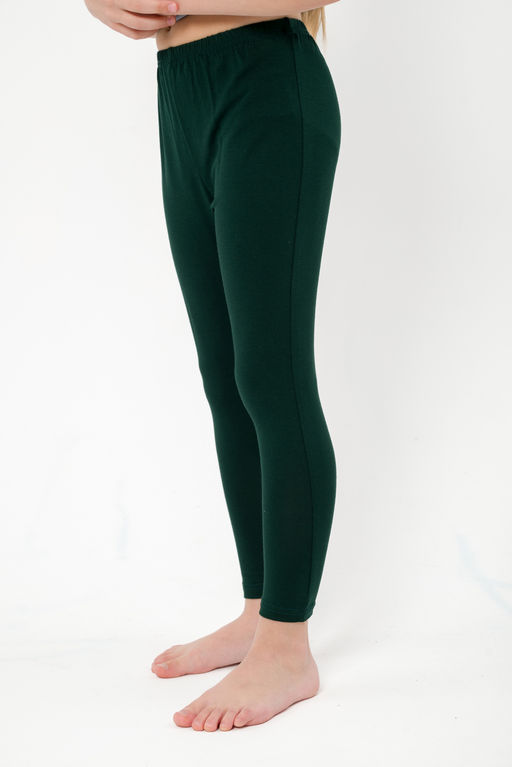 Легинсы детские из вискозы зеленый - Амадэль фото 2