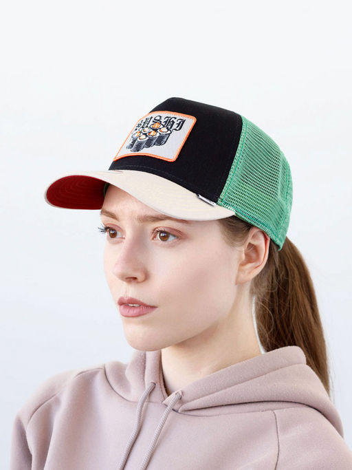 Бейсболка DJINNS арт. HFT Cap Food Sushi (черный)