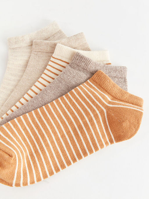 Desenli Kad?n Patik ?orap 5li Paket - Waikiki фото 3