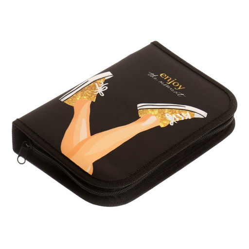 Цена за 3 шт. Пенал школьный, 3 секции, 14×21×4 см «Кеды»