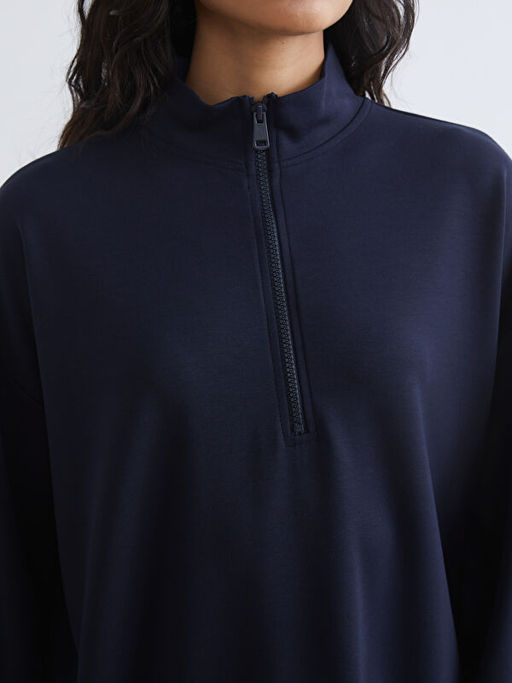 Soft Touch Oversize Kad?n Sweatshirt Tunik