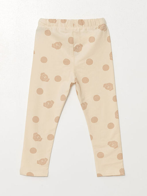 Beli Lastikli Bask?l? K?z Bebek Tayt - Waikiki фото 2