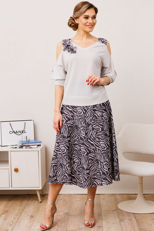 Платье Мода Юрс 2874-Р черный - Mira fashion фото 304