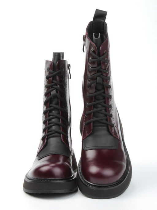 01-C1115-2 VINOUS Ботинки демисезонные женские (натуральная кожа, байка)