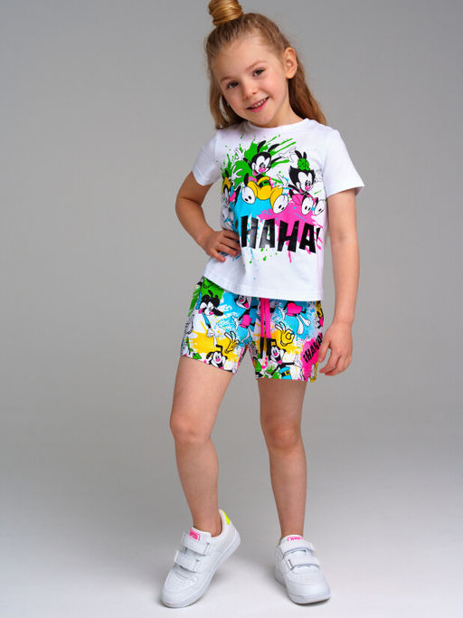 PlayToday / Комплект для девочки: футболка, шорты