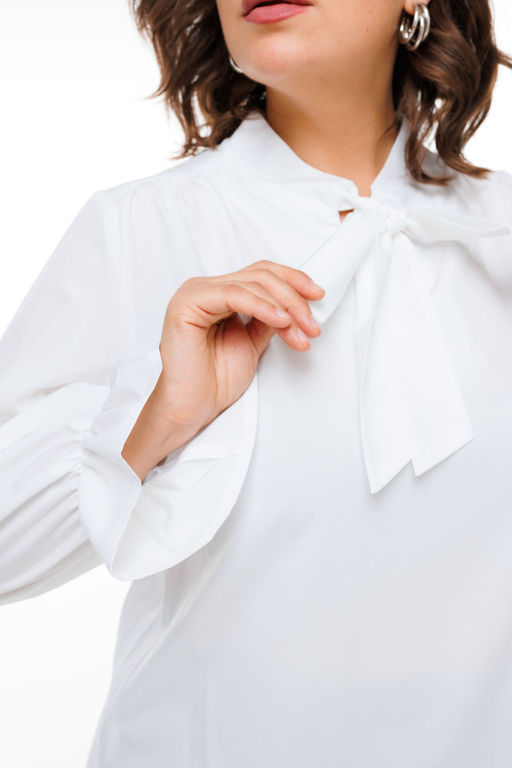 Блуза ANELLI 1323 белый фото 3