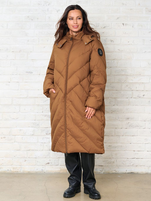 Пальто женское 2241122004 brown - Maxroses фото 13