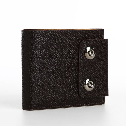 Портмоне мужское «Ияд», на магнитах, отдел для купюр, для карт, для монет, коричневое