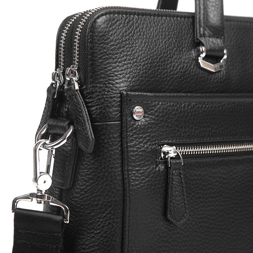 Сумка мужская, кожа, MIRONPAN 20122 Черный