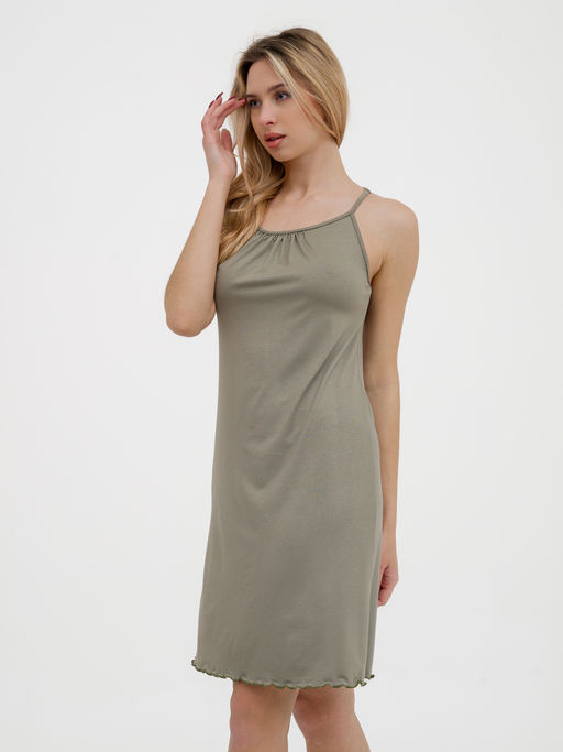 Ночная сорочка из вискозы Патриция-2 хаки - Амадэль фото 7