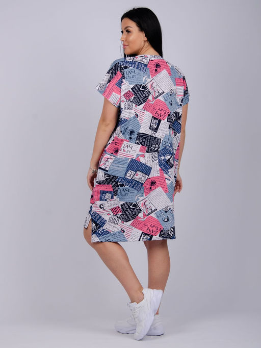 Туника "Блеск" розовая, трикотаж