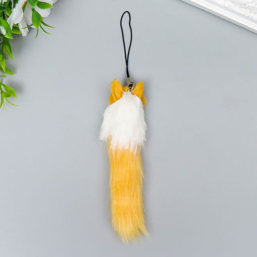 Цена за 12 шт. Брелок для ключей на подвеске Пушистик. Лиса, на сумку, рюкзак, h=9 см, МИКС - Simaland фото 4