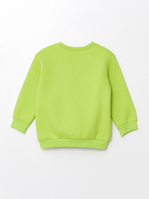 Bisiklet Yaka Bask?l? K?z Bebek Sweatshirt - Waikiki фото 2