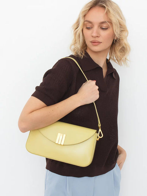 Сумка 1106M yellow Polina&Eiterou