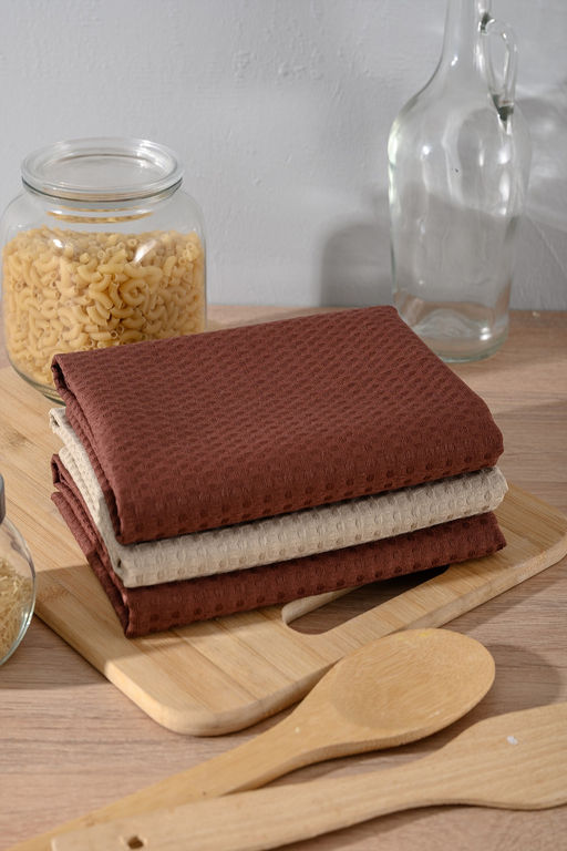 Набор вафельных полотенец в подарочной упаковке