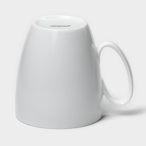Кружка Magistro White gloss, 400 мл, фарфор, белая  фото 3