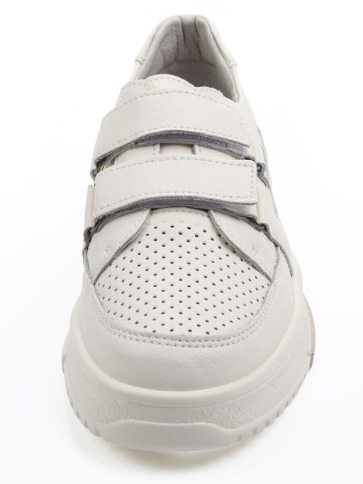 03-C138-2A LT. BEIGE Полуботинки спортивные женские (натуральная кожа)